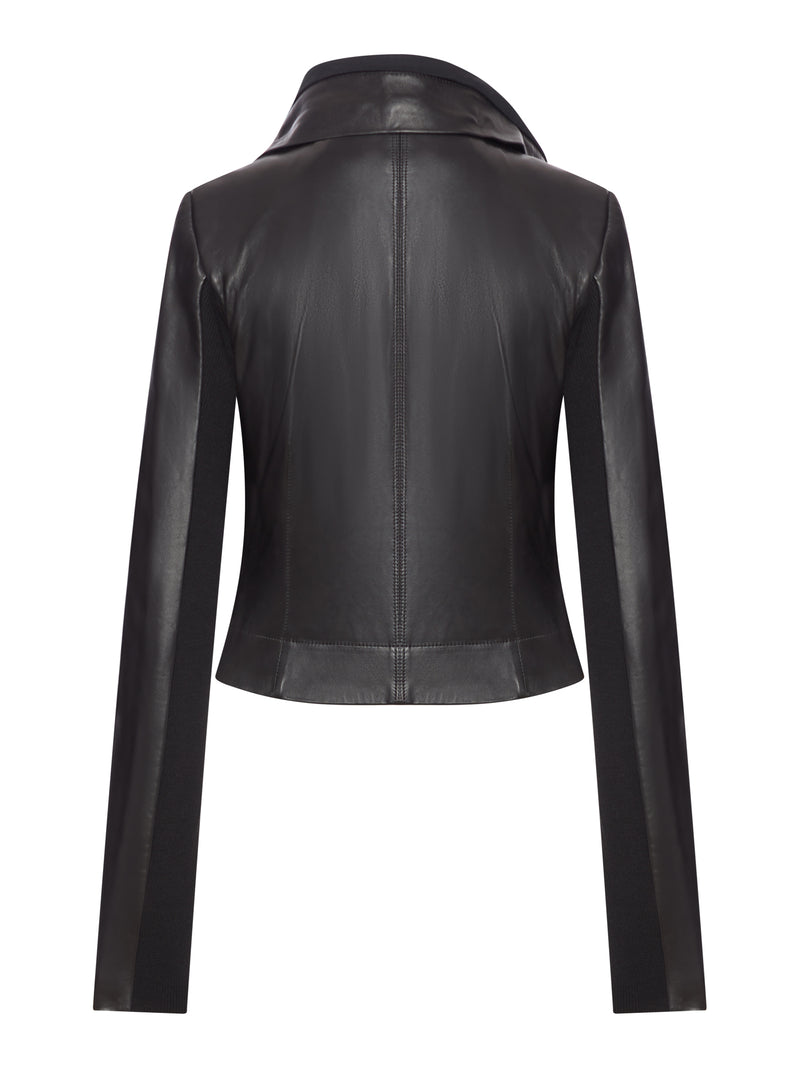 GIACCA BIKER IN PELLE