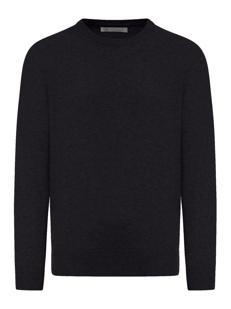 MAGLIONE GIROCOLLLO ESSENTIAL IN CASHMERE