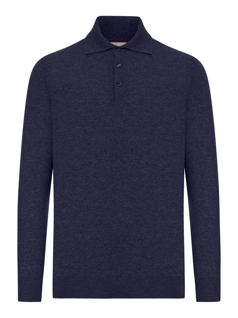 MAGLIA STILE POLO IN CASHMERE