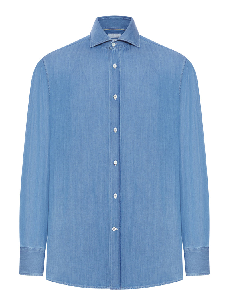 CAMICIA IN DENIM MEDIUM