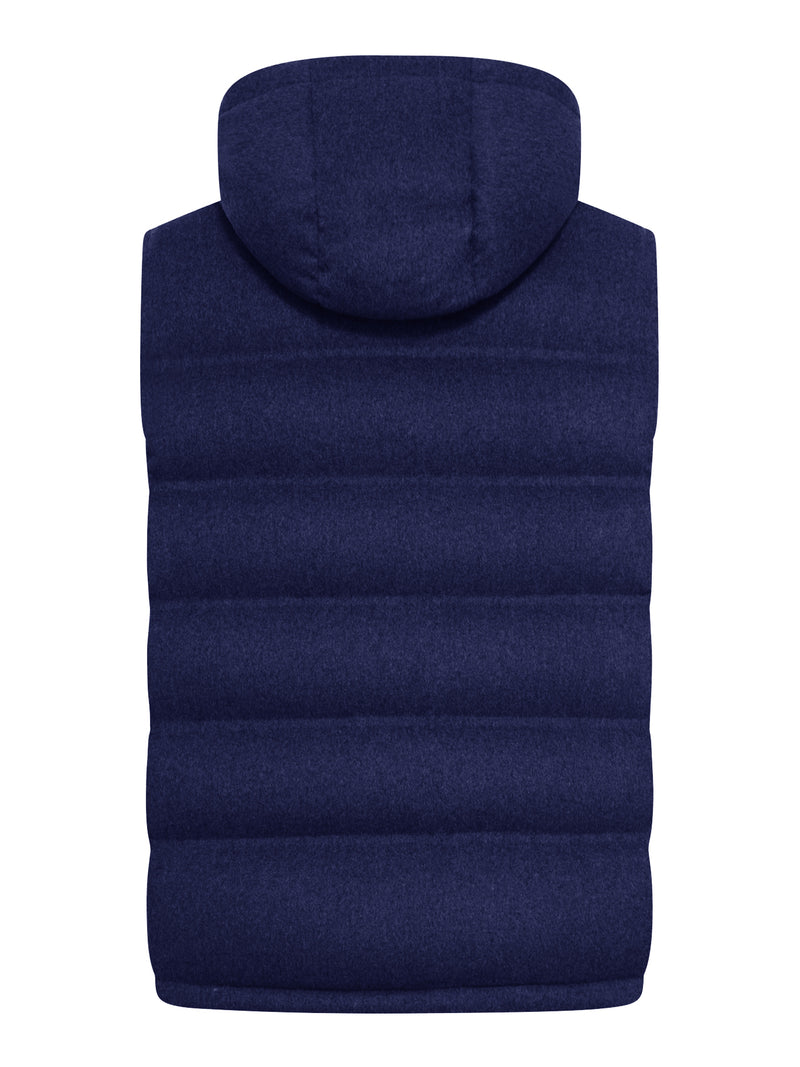 GILET IMBOTTITO IN LANA