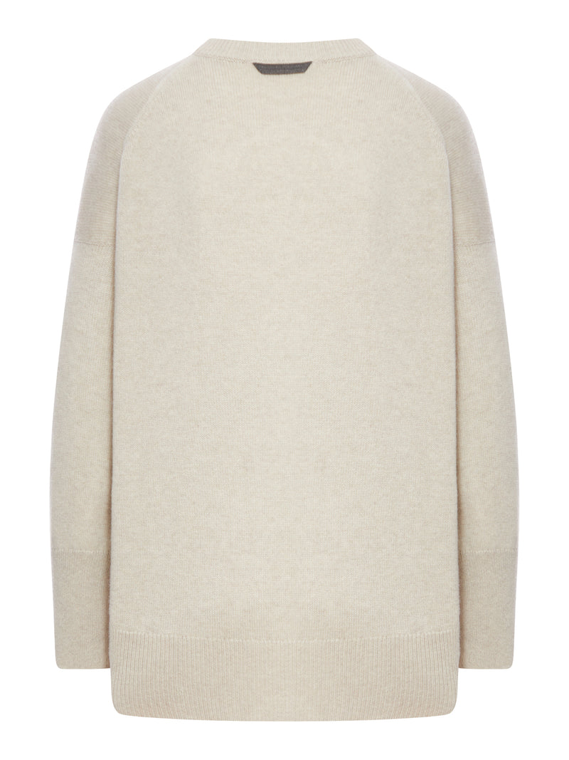 MAGLIONE OVERSIZE IN CASHMERE