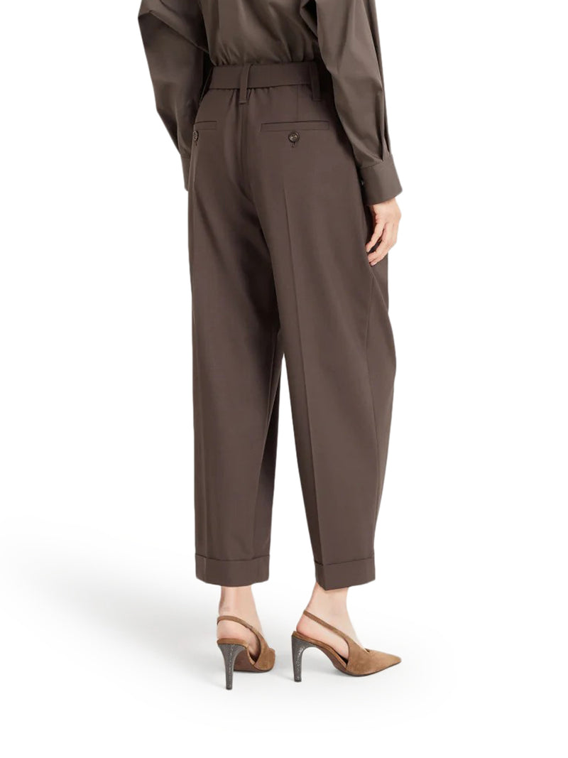 PANTALONE SARTORIALE BAGGY IN LANA