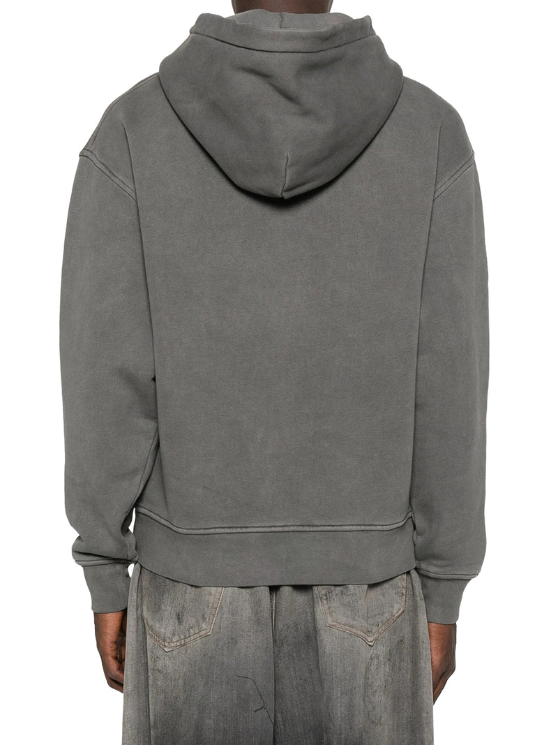 FELPA CON CAPPUCCIO E LOGO