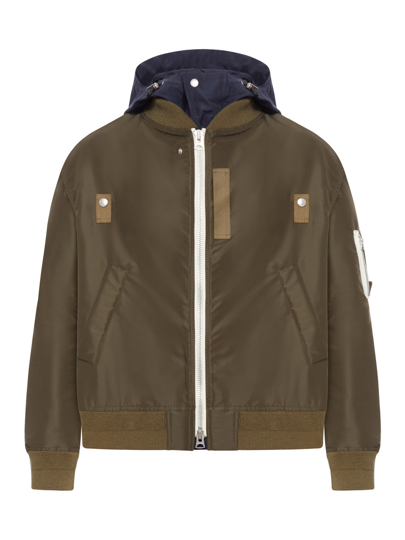 BOMBER IN TWILL TECNICO