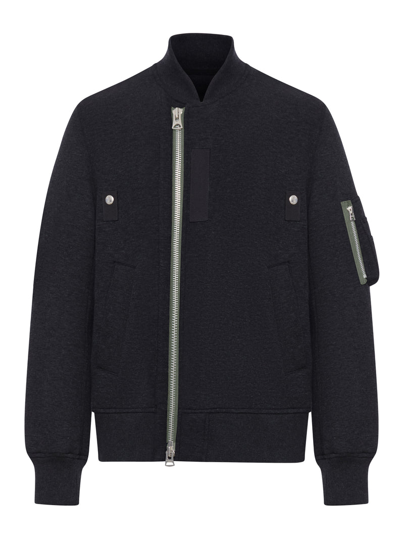 GIACCA BOMBER IN SPUGNA DI COTONE