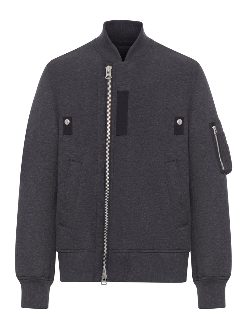 GIACCA BOMBER IN SPUGNA DI COTONE