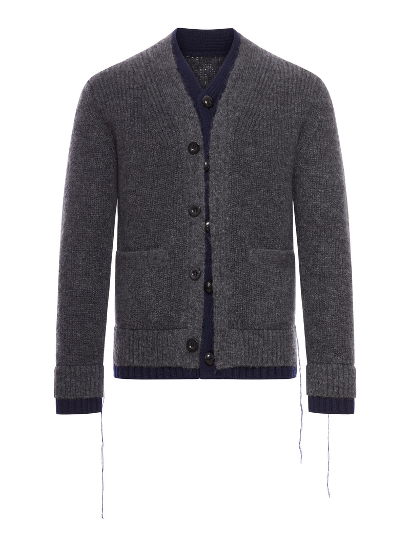 CARDIGAN IN MISTO LANA MOHAIR