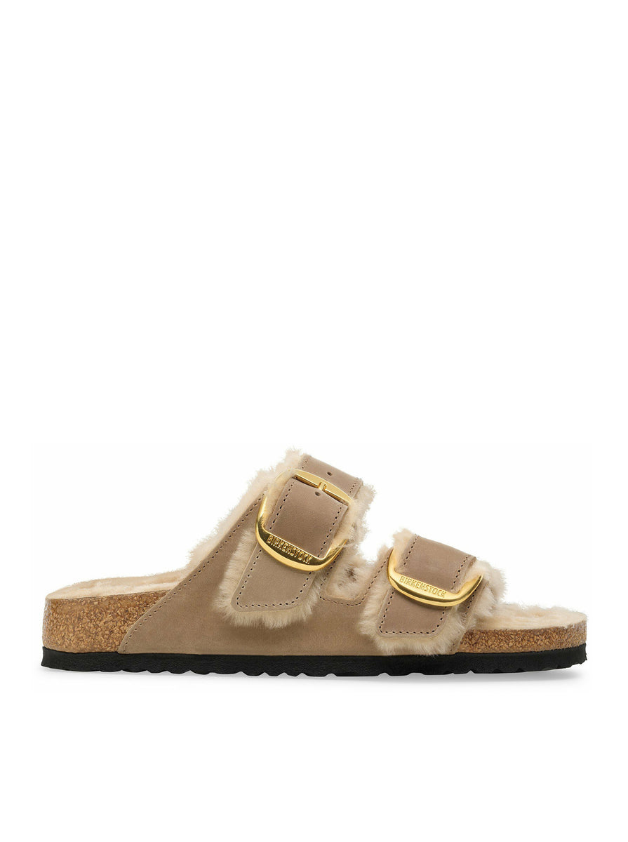 Arizona Big Buckle pelliccia di agnello Shearling Teddy Black