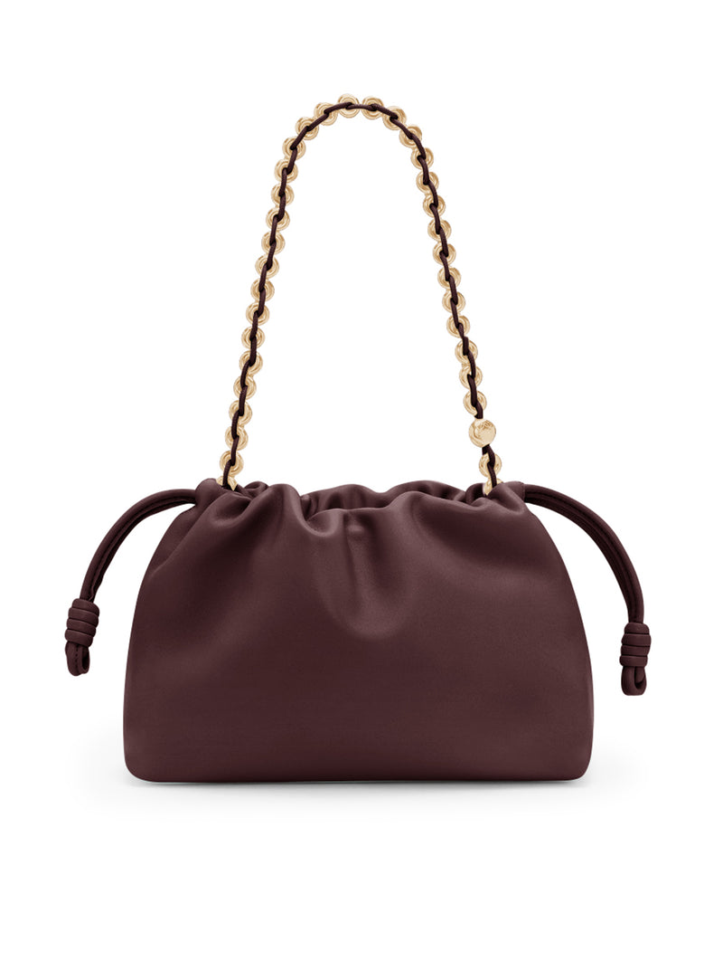 BORSA MEDIA FLAMENCO IN MORBIDA NAPPA D`AGNELLO