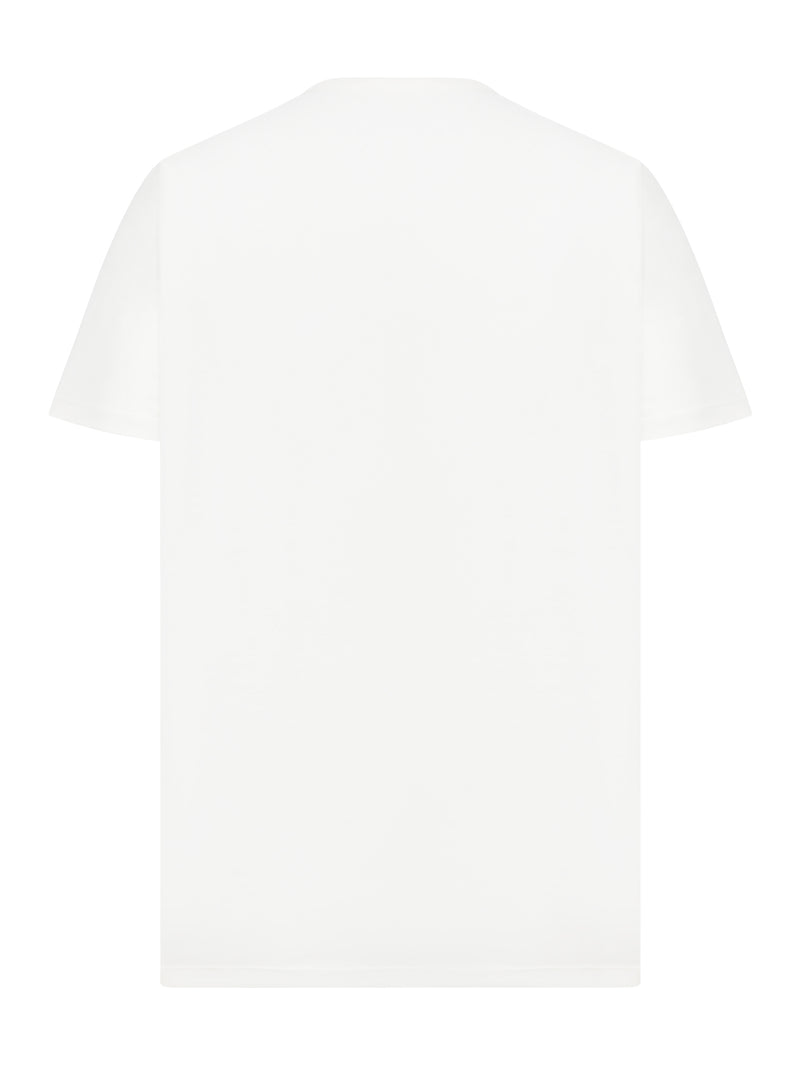 T-SHIRT GIROCOLLO IN COTONE