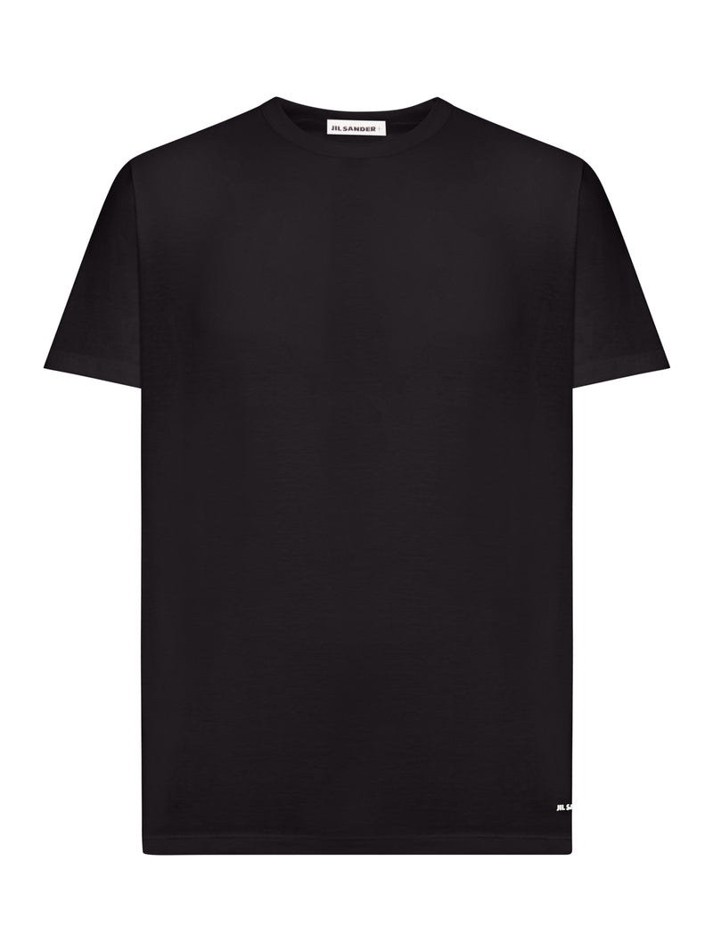 T-SHIRT GIROCOLLO IN COTONE