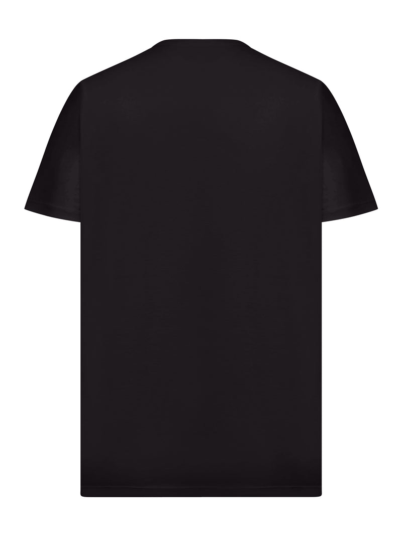 T-SHIRT GIROCOLLO IN COTONE