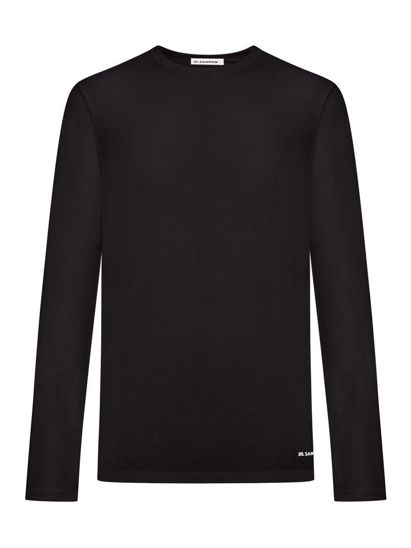 T-SHIRT GIROCOLLO IN COTONE