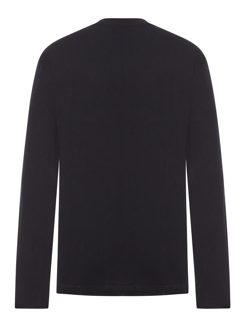 TREE-PACK DI T-SHIRT GIROCOLLO CON APPLICAZIONE