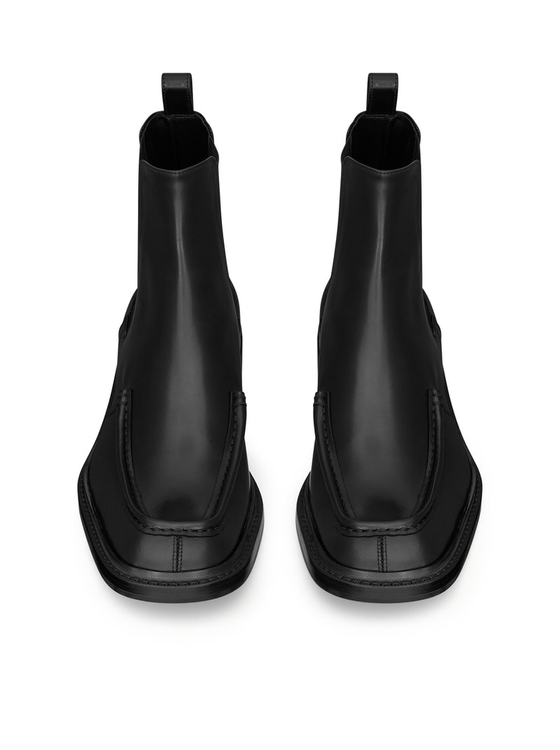 STIVALI CHELSEA JOE IN PELLE LISCIA