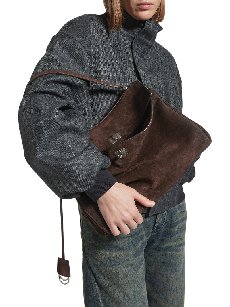 BORSA RODEO MEDIA IN PELLE SCAMOSCIATA