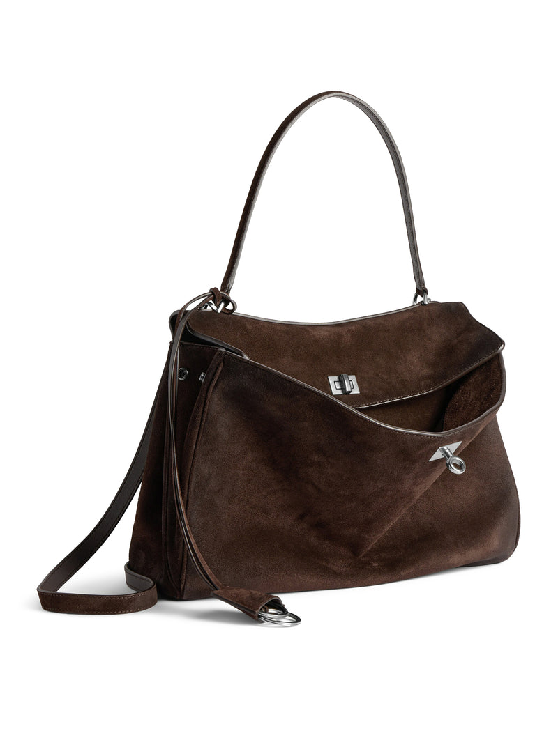 BORSA RODEO MEDIA IN PELLE SCAMOSCIATA