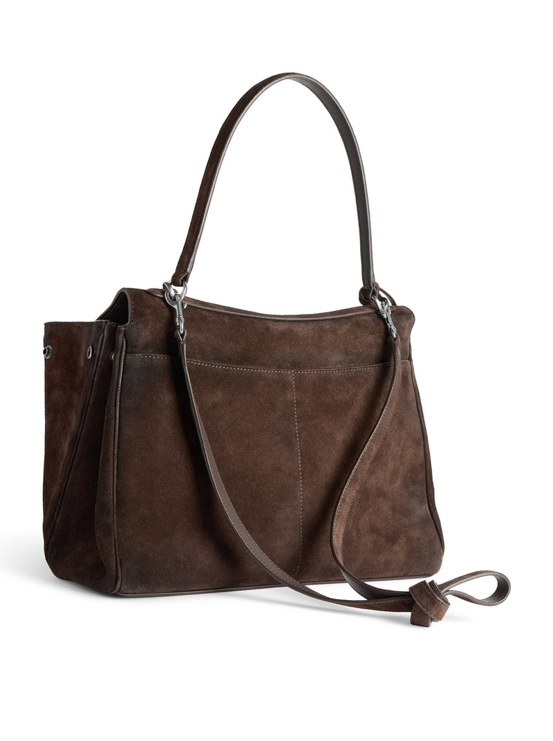 BORSA RODEO MEDIA IN PELLE SCAMOSCIATA