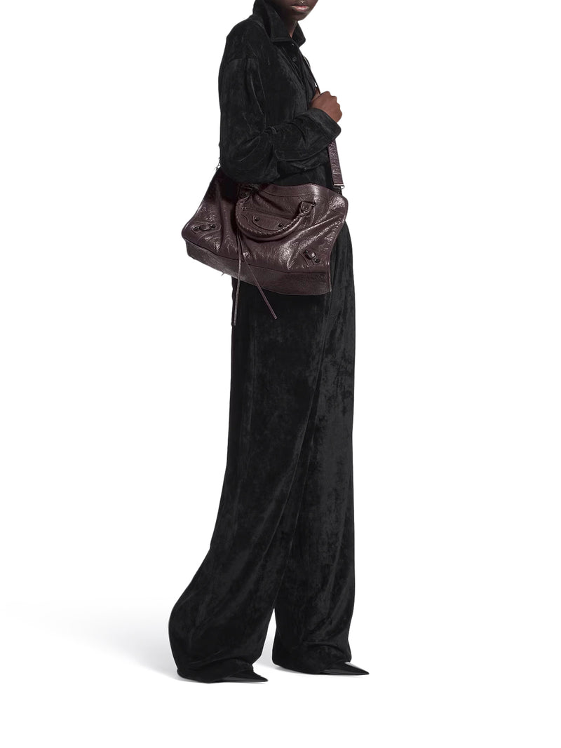 BORSA LE CITY MEDIA IN PELLE