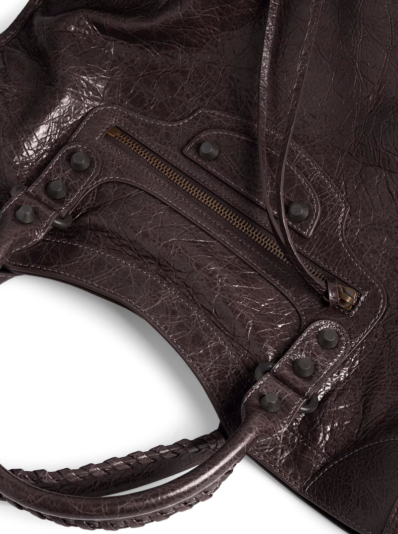 BORSA LE CITY MEDIA IN PELLE