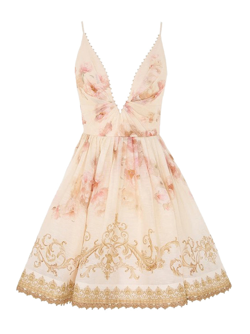 MINIABITO CON SCOLLO A V HYPNOTIC