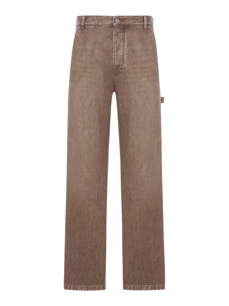 PANTALONI CARGO IN DENIM