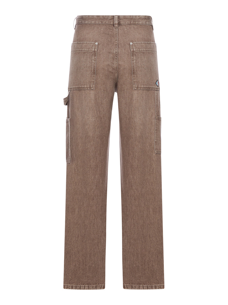 PANTALONI CARGO IN DENIM