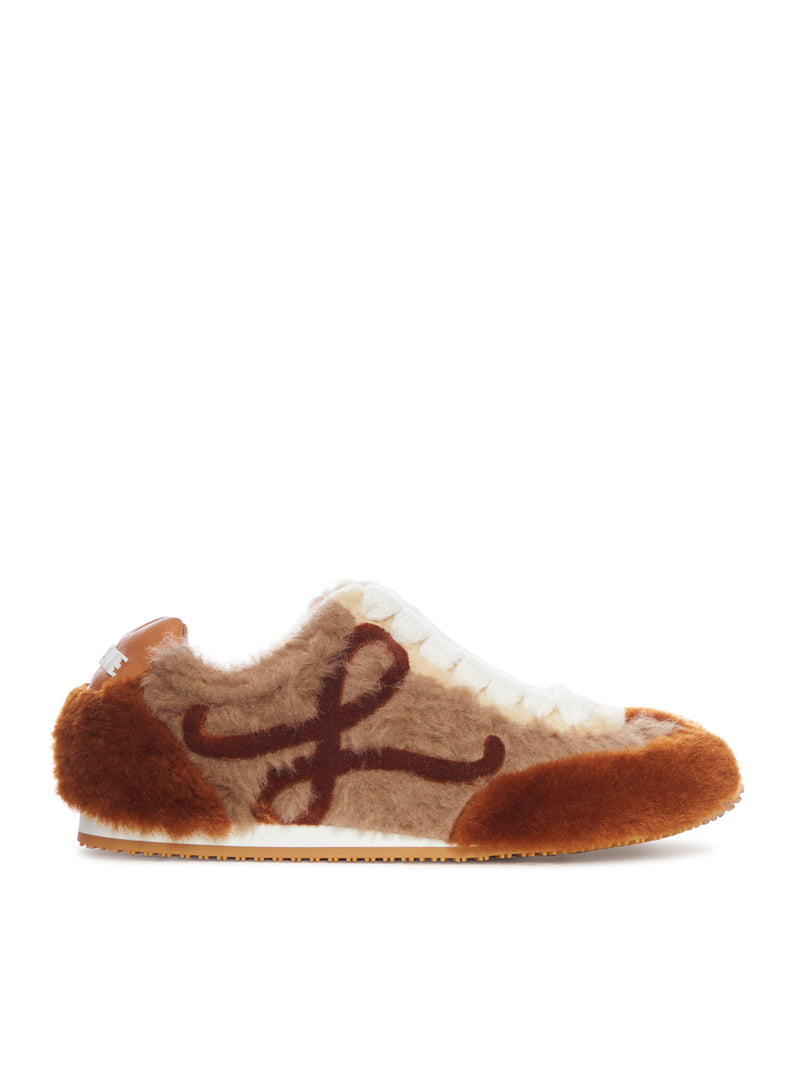SNEAKER BALLET RUNNER 2.0 IN SHEARLING