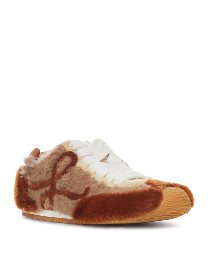 SNEAKER BALLET RUNNER 2.0 IN SHEARLING