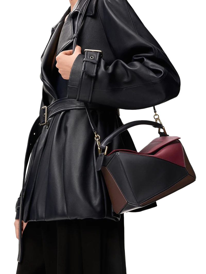 BORSA PUZZLE PICCOLA IN NAPPA