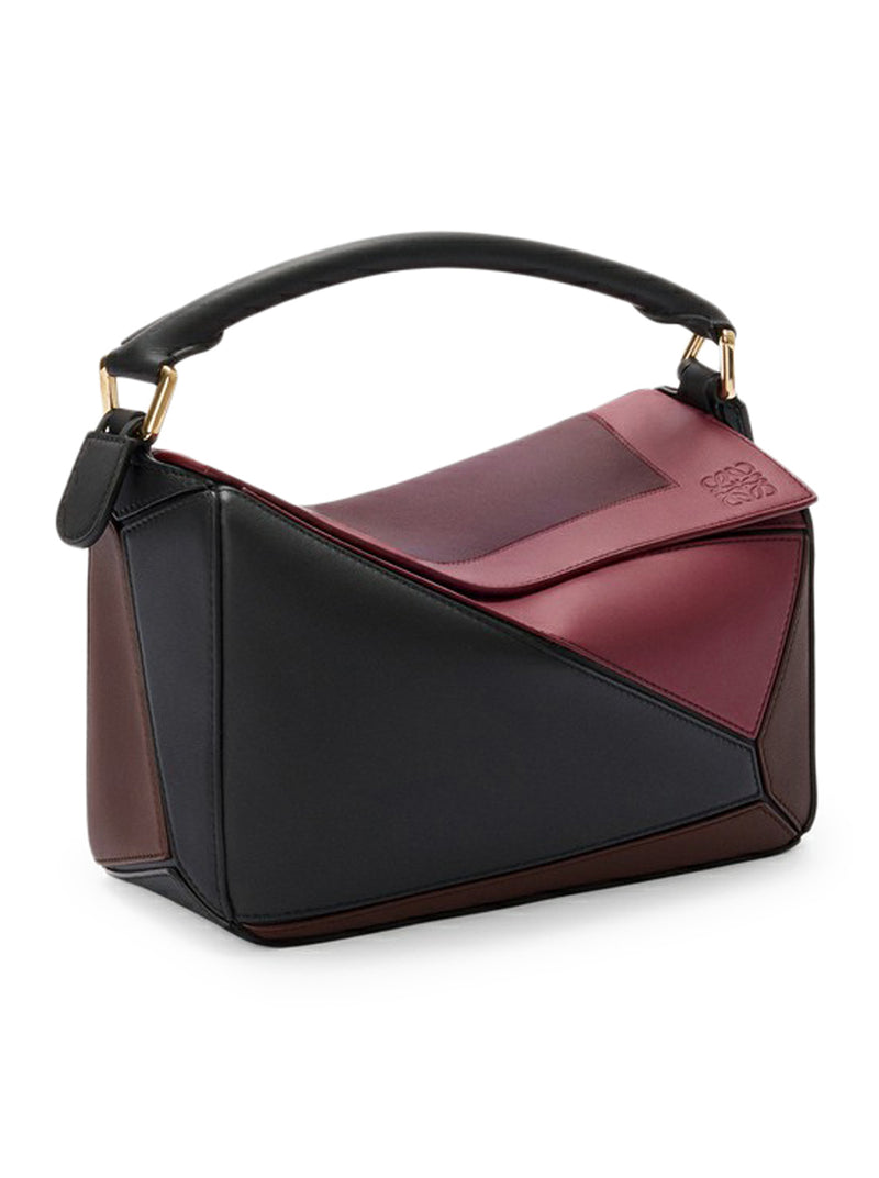 BORSA PUZZLE PICCOLA IN NAPPA