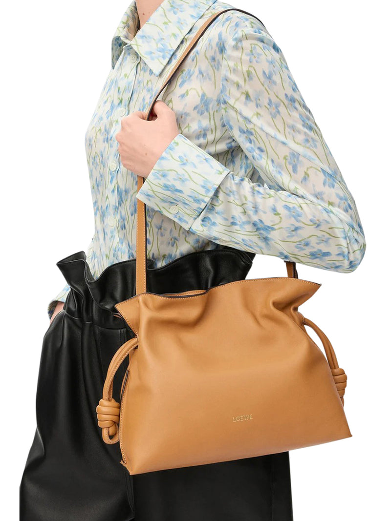 CLUTCH FLAMENCO MEDIA IN NAPPA