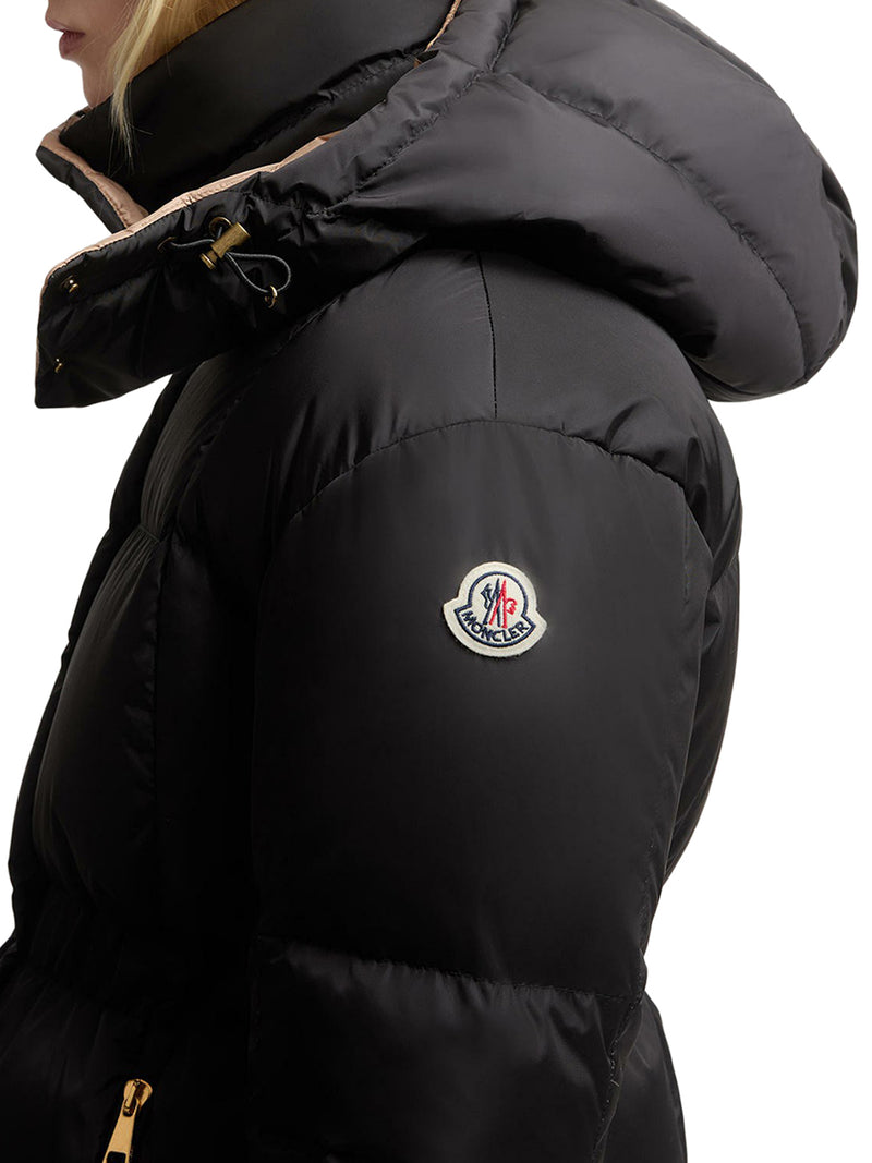 PIUMINO CORTO CON CAPPUCCIO E TRAPUNTATURA A QUADRI AGNEUX