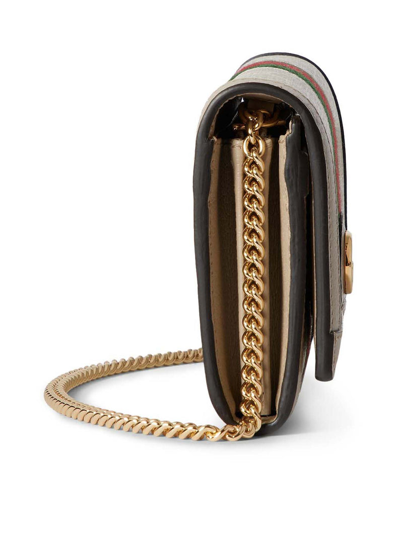 PORTAFOGLIO CON CATENA OPHIDIA