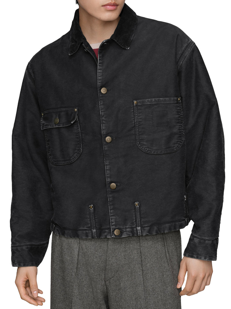 GIACCA IN DENIM KABAN