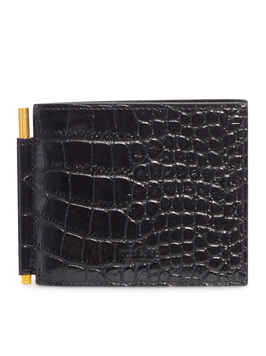 Portafoglio bi-fold 'Rockstud' in pelle