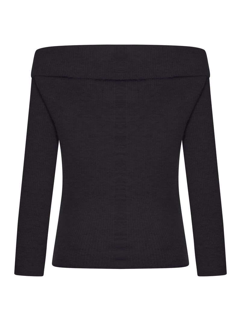 MAGLIA A COSTE CON SPALLE SCOPERTE