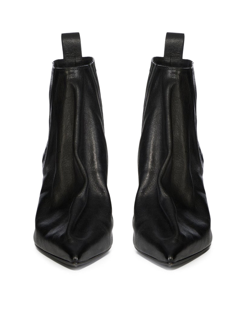 STIVALI IN PELLE ANKLE TACO