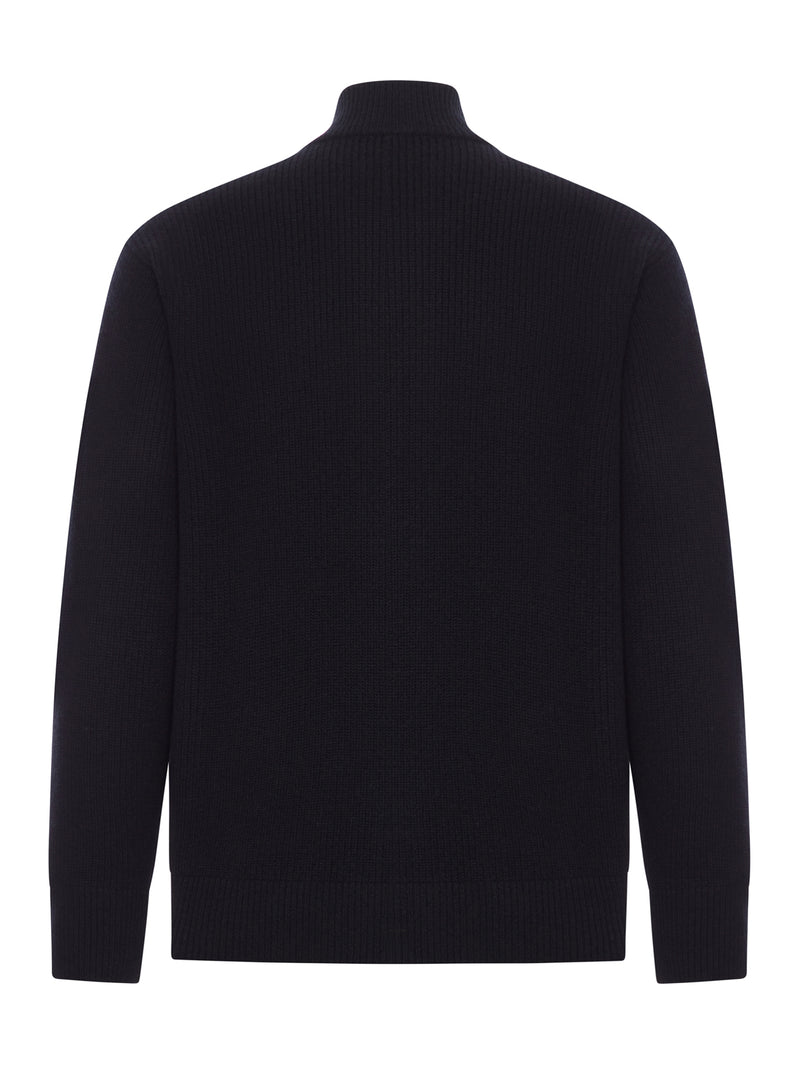 MAGLIONE IN LANA CON ZIP