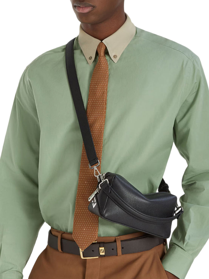 FENDI SMALL BORSA IN PELLE NERA