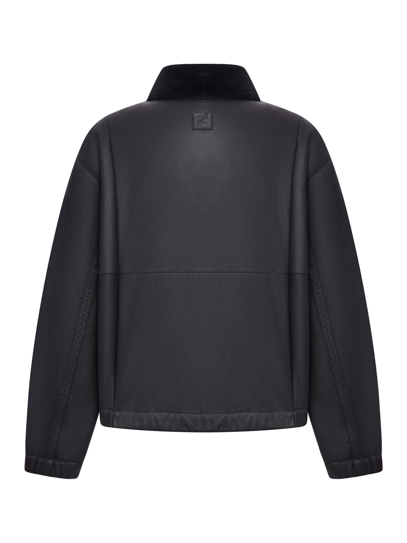 BLOUSON IN MONTONE NERO