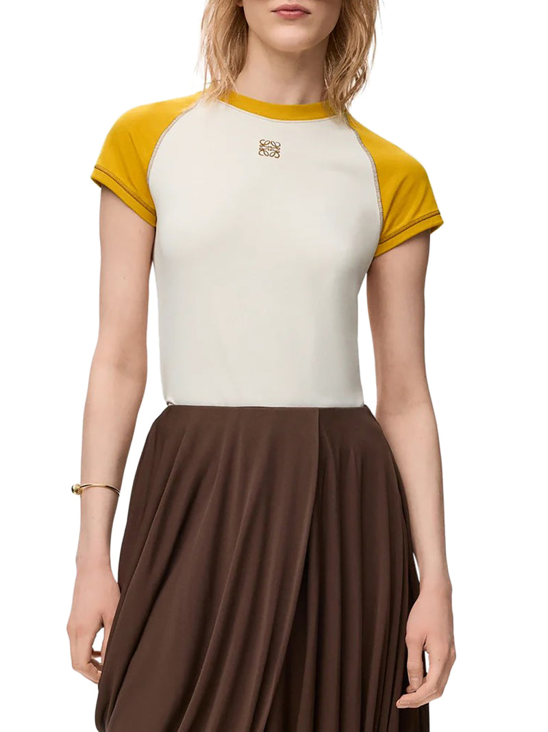 T-SHIRT SLIM FIT IN MISTO COTONE