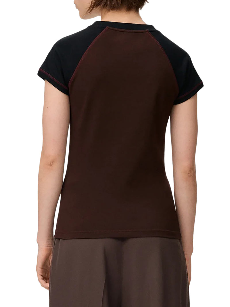 T-SHIRT SLIM FIT IN MISTO COTONE