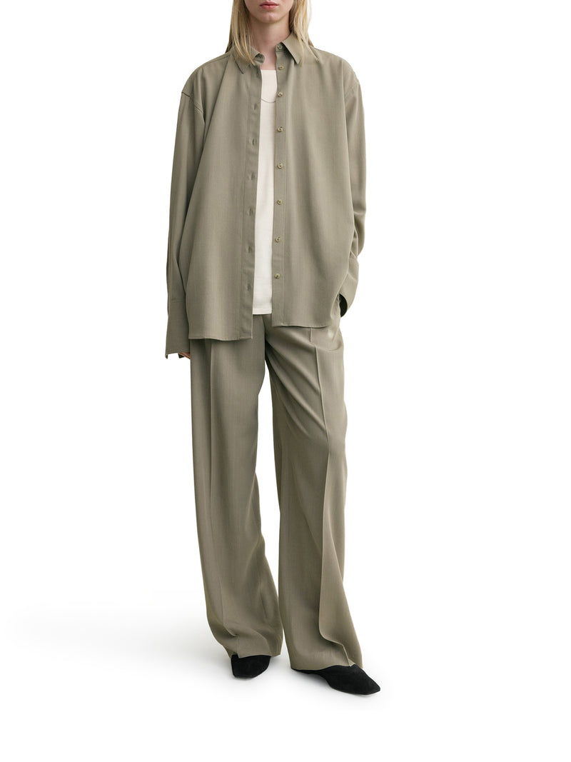 CAMICIA TUXEDO CLASSICA IN MISTO LANA