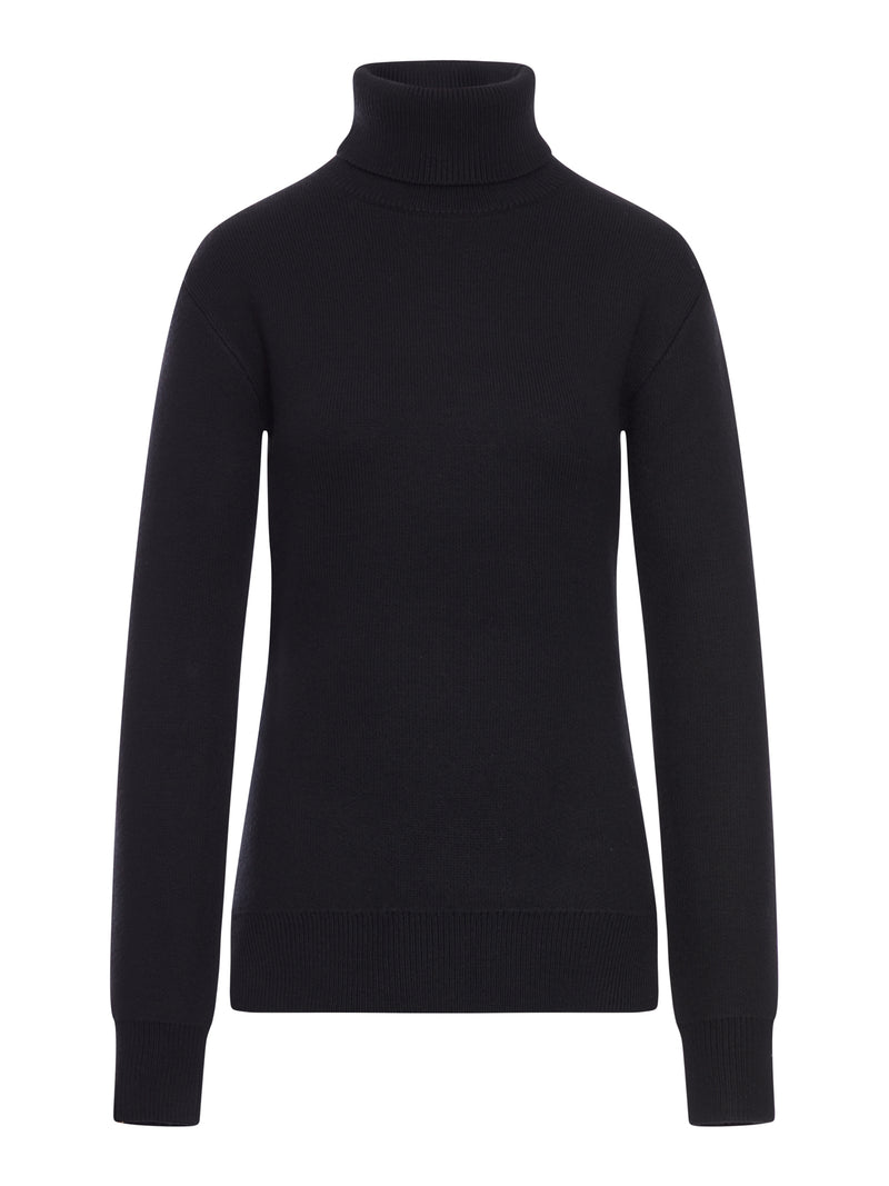 MAGLIONE IN LANA A COLLO ALTO