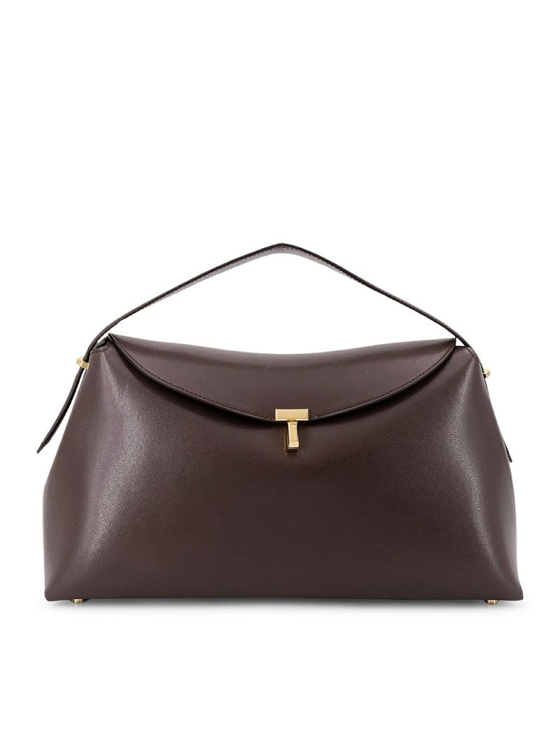 BORSA A TRACOLLA IN PELLE T-LOCK