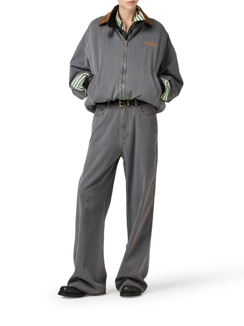 PANTALONI IN DENIM CHAMBRAY