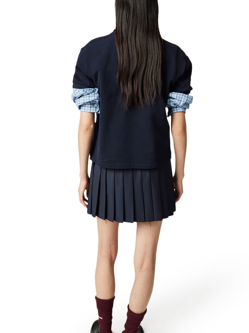 MINIGONNA IN BATAVIA PLISSÉ