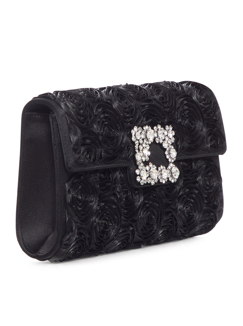 POCHETTE ENVELOPE FLAP FLOWER BUCKLE